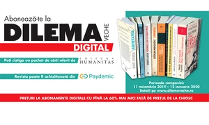 Abonează te la Dilema veche digital și cîștigă un raft plin de cărți de la Humanitas! jpeg