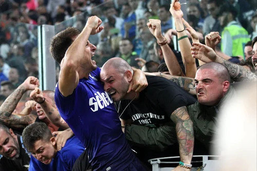 Radu Ștefan, fan înfocat al lui Lazio. Foto Facebook