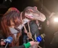 Edi Irimia a adus dinozaurul la Bran foto: DC News 