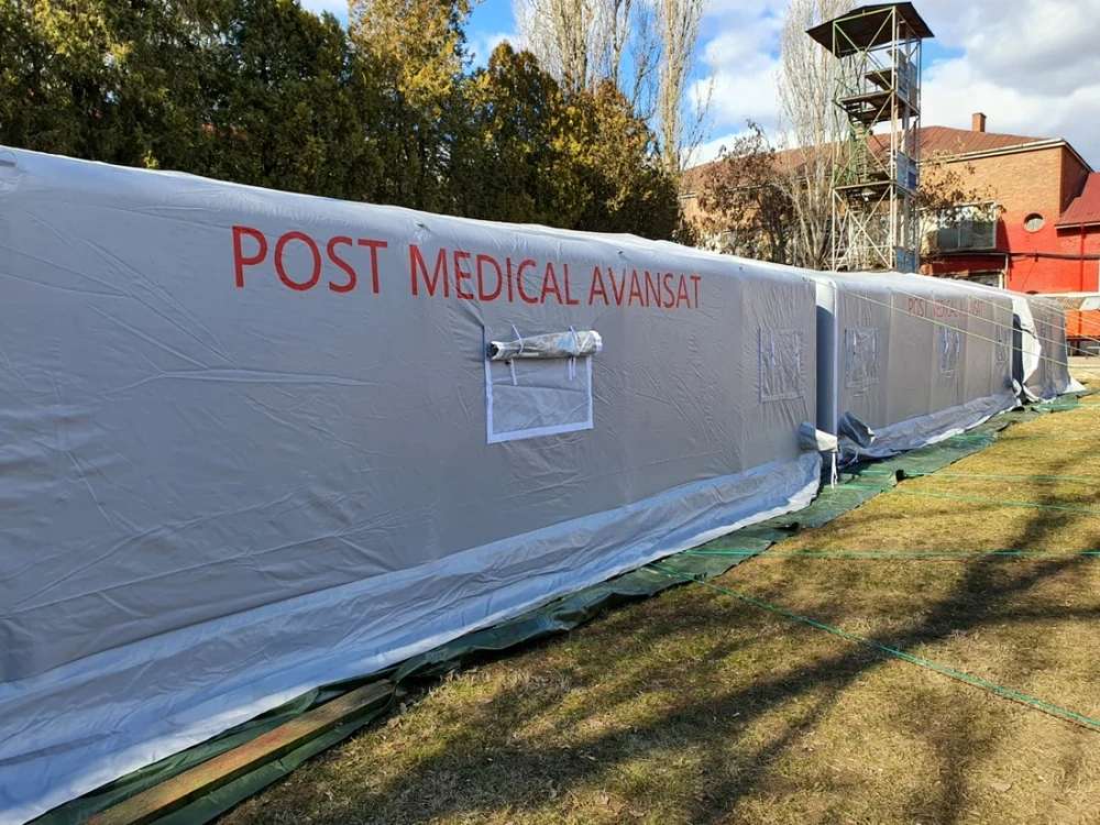 Spital de campanie pregătit în prahova