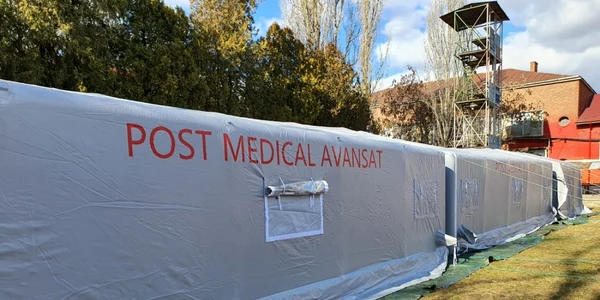 Spital de campanie pregătit în prahova