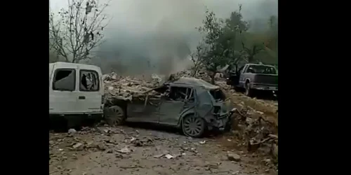 Optsprezece persoane au fost ucise în urma atacului israelian Foto Captură video X jpg