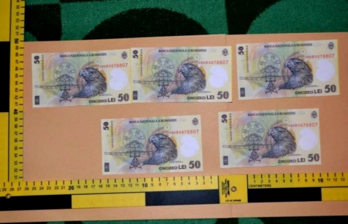 Bancnotele contrafăcute erau în cupiură de 50 şi 100 de lei Foto: arhivă Adevărul