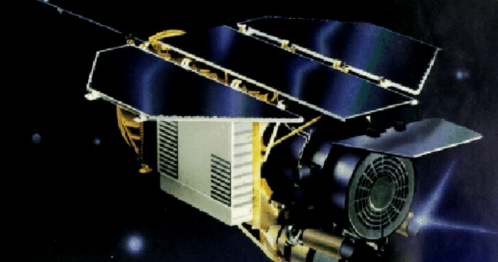 Satelitul german ROSAT a fost lansat în 1990 și  a "murit" în 1998 (Foto: www.telegraph.co.uk)