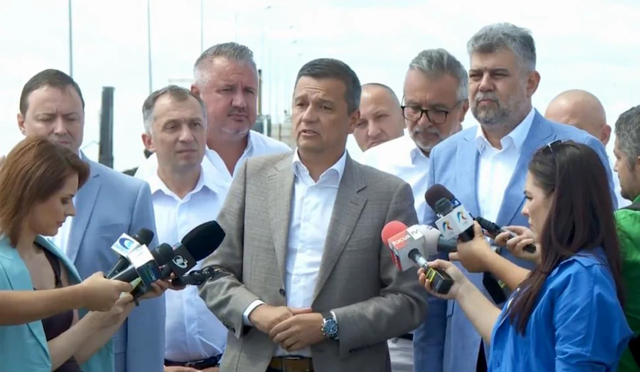 Sorin Grindeanu anunță redeschiderea traficului rutier pe Valea Oltului / captură: Facebook