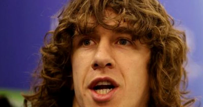 Carles Puyol, căpitanul echipei FC Barcelona