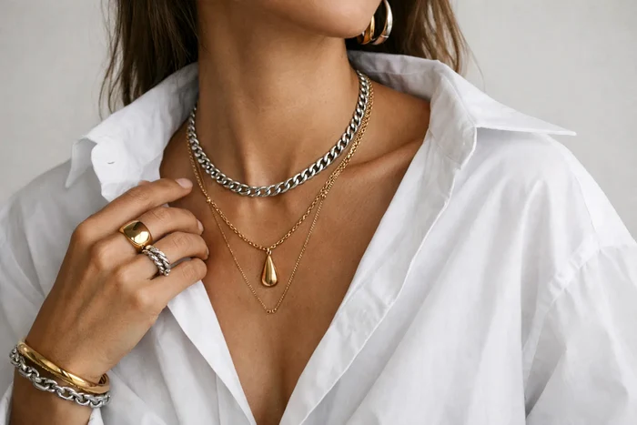 Ce culoare de haine se potrivește cu bijuteriile din argint și care cu cele din aur