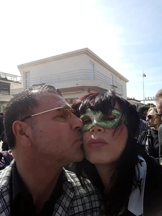 
    Mariana Moculescu și italianul Massimiliano Lorenzinifoto: arhivă personală  