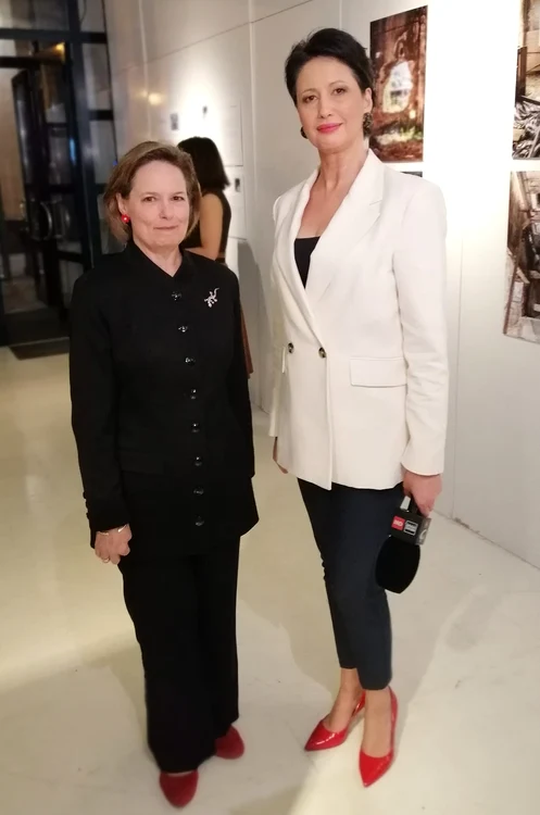 Jurnalista Mihaela Bârzilă, una dintre invitații Alteței Sale. FOTO: Instagram
