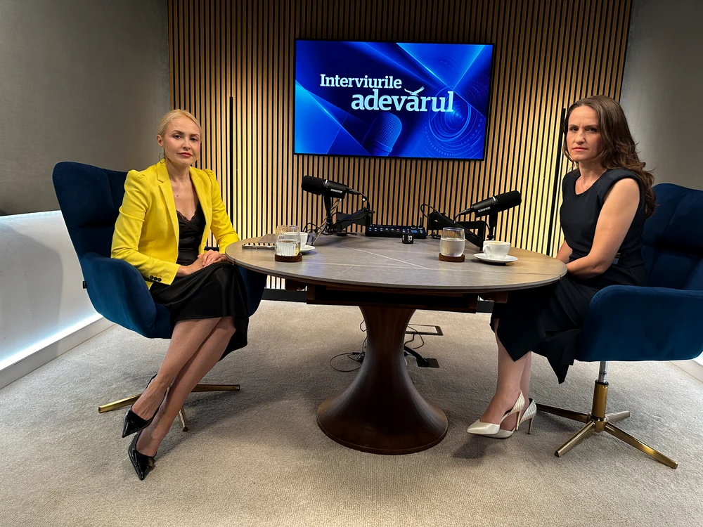 Oana Țoiu, la „Interviurile Adevărul”/FOTO: Adevărul