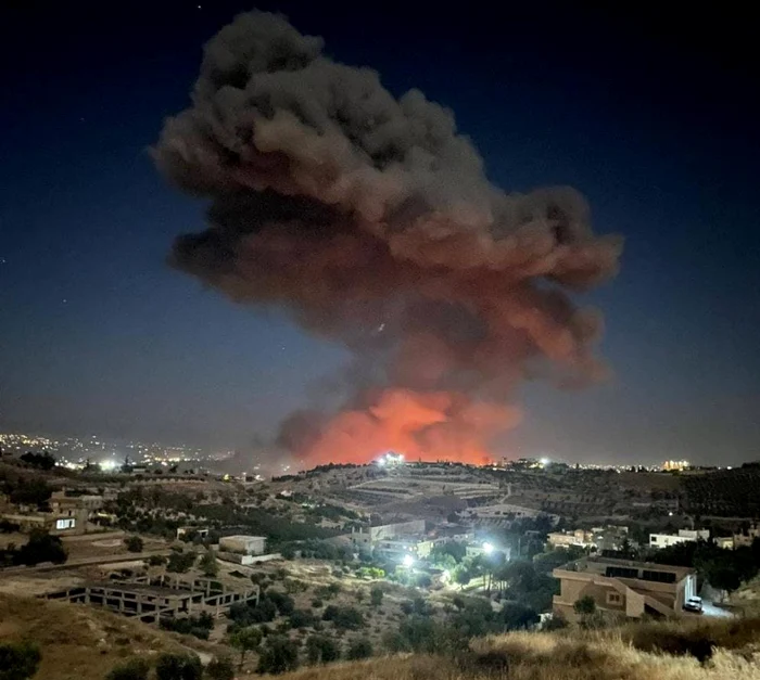 Depozit de arme din Liban lovit de Israel FOTO: X