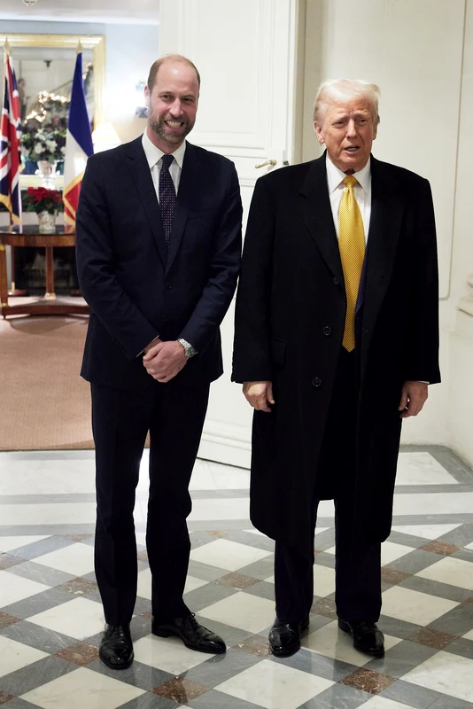 Prințul William și Donald Trump