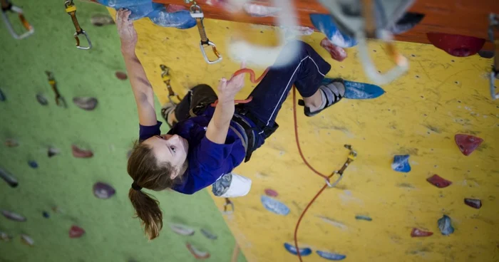 Escalada are priză la copii