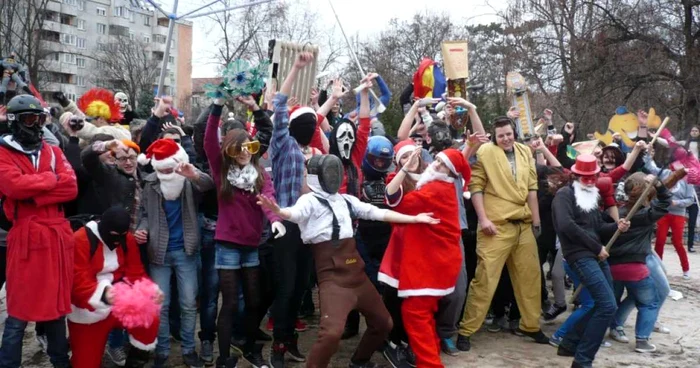 Harlem Shake la Oradea Foto Adevarul