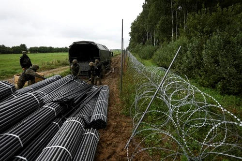 Polonia a declarat stare de urgenţă la graniţa cu Belarusfoto: AFP