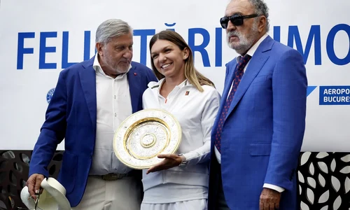 Simona Halep, Ion Tiriac, Ilie Natase (EPA) jpg