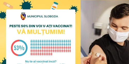 slobozia vaccinare foto Facebook/Mun Slobozia