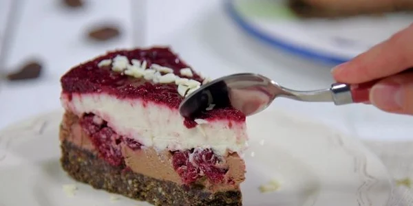 cheesecake visine si zmeura