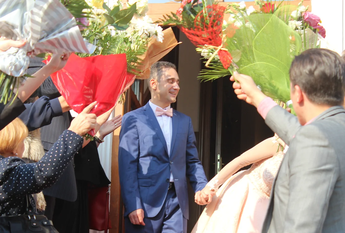 
    Gabriel Fătu și Georgiana Stancu s-au cununat civil vineri, 6 noiembriefoto: Mihai Ionescu  