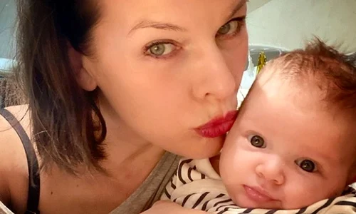 9 milla jovovich si fiica de 2 luni 3 jpg jpeg