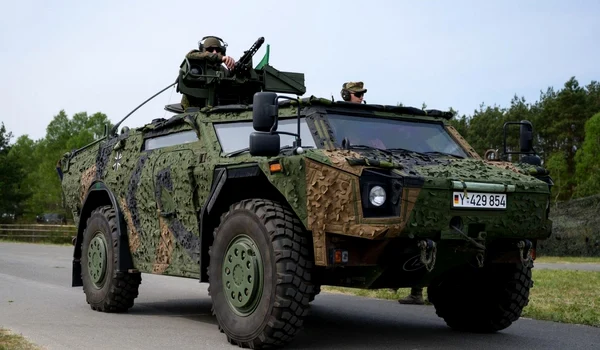 Vehicul militar Germania - armata - exercitii FOTO Profimedia 