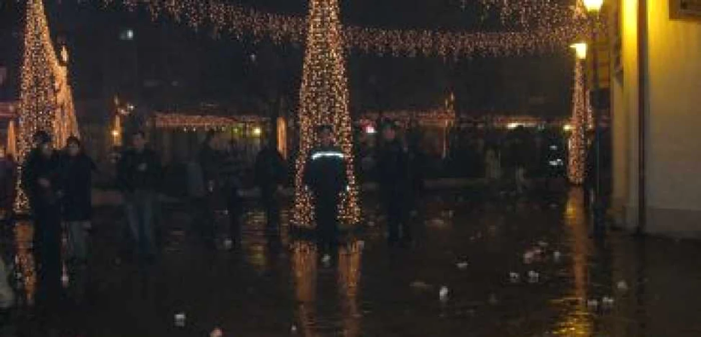 După focul de artificii, târgujienii s-au îndreptat spre case
