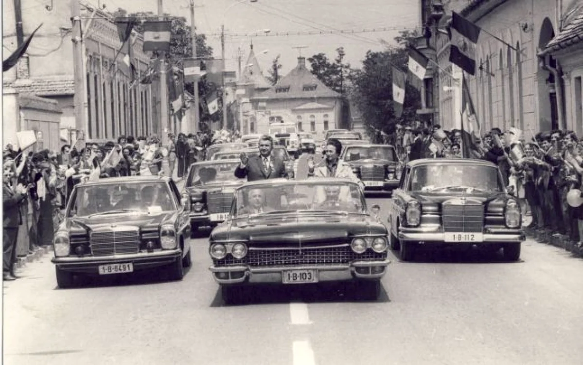 Nicolae Ceauşescu la Alba Iulia