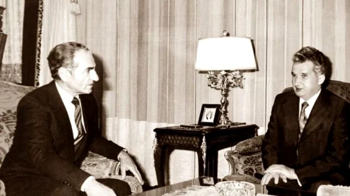 Ceaușescu în vizită în Iran 