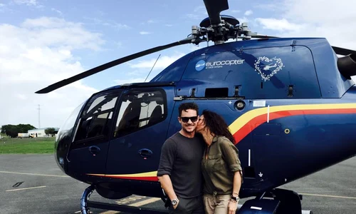 Mihaela Rădulescu împarte săruturi dulci iubitului ei, Felix Baumgartner jpeg