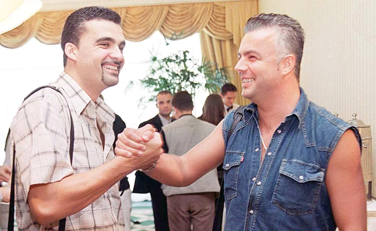 Aurelian Temișan și Adrian Enache sunt prieteni de peste 30 de aniFoto: Mediafax