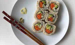 Vegetarian Sushi Maki roll jpg