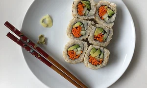 Vegetarian Sushi Maki roll jpg