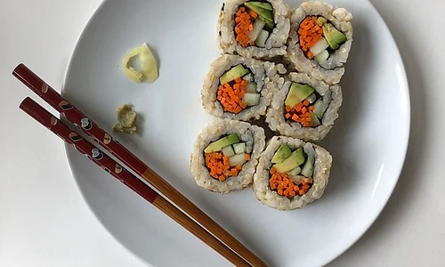 Vegetarian Sushi Maki roll jpg