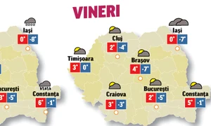 Prognoza meteo pentru următoarele două zile anunță că vremea va fi instabilă din punct de vedere termic jpeg