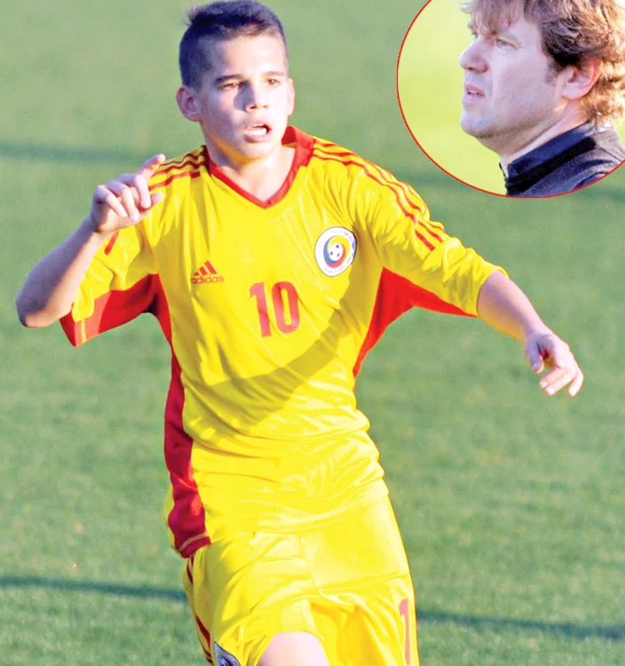 
    Ianis Hagi, decarul  echipei naţionale U 15,  îi calcă pe urme tatălui  său, “Regele” Gică Hagi  