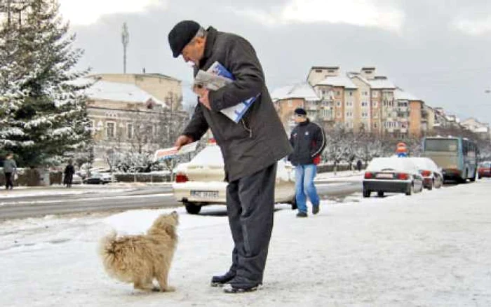 îşi ia în primire coletul 