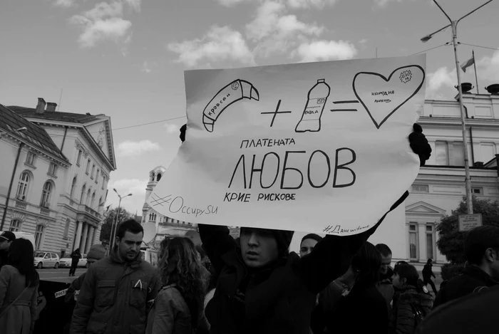 sofia protestatar in centru foto iulia rosu