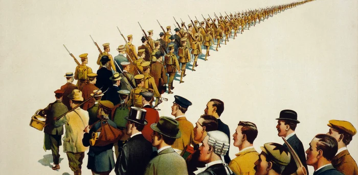 Politicile extremiste mizează pe dorința de apartenență a oamenilor singuri FOTO imperial war museum
