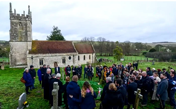 Ray Nash este probabil ultima persoană înmormântată în Imber (foto: Facebook)