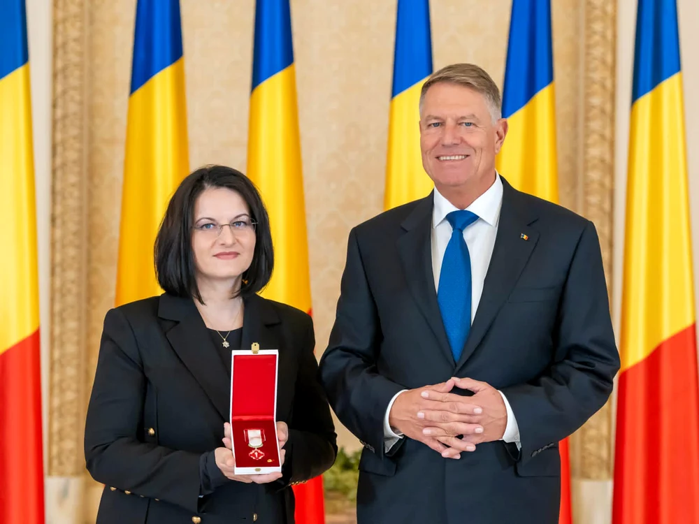 Sidonia Susanu și Klaus Iohannis FOTO Facebook Sidonia Susanu