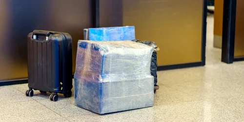 Bagaje in folie - troler - bagaj FOTO Shutterstock