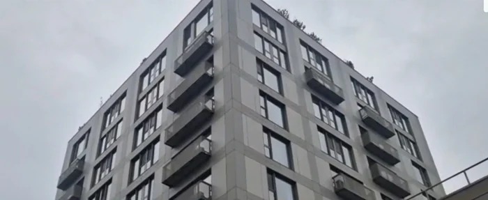 Un copil de cinci ani din Capitală care a murit, după ce a căzut de la etajul 9. FOTO: Captură Video