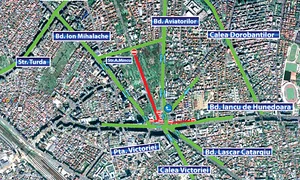 Mitingul din  Piaţa Victoriei  perturbă traficul jpeg