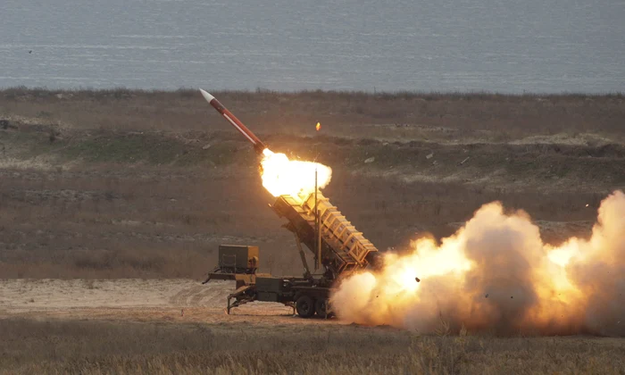Exerciţiu tactic cu trupe şi trageri reale Patriot Spark 23 în poligonul de trageri sol-aer de la Capu Midia, judeţul Constanţa. FOTO Inquam Photos / George Călin