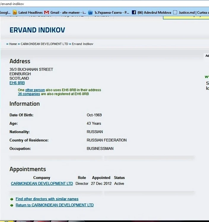 Ervand Indikov este director la Carmondean