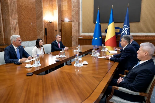 Discuțiile premierului Marcel Ciolacu cu reprezentanții REPER Foto: gov.ro
