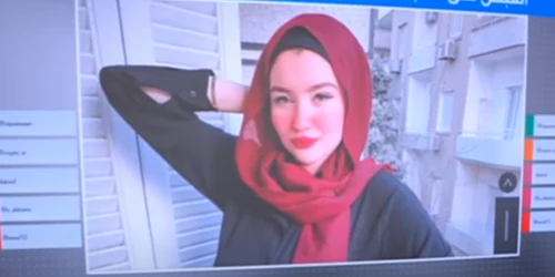 Influenceriţa egipteană Haneen Hossam în vârstă de 20 de ani a fost condamnată la 10 ani de închisoare pentru trafic de carne vie FOTO captură You Tube BBC