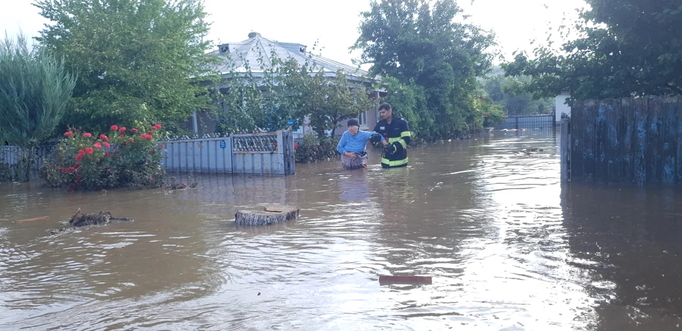 Avertizări de inundații pentru mai multe cursuri de apă din țară Foto: ISU Galați