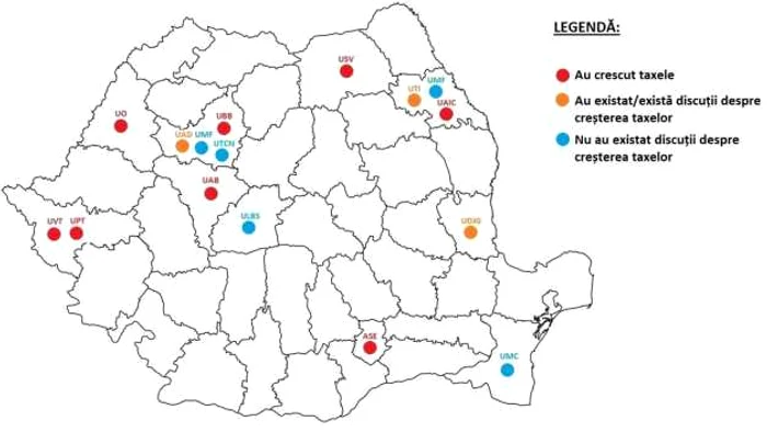 harta taxa de studii universitati