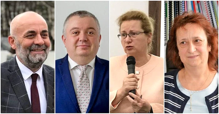 De la stânga: Vasile Rîmbu, Mircea Macovei, Doina Chirap şi Cătălina Zorescu FOTO: stirisuceava.net